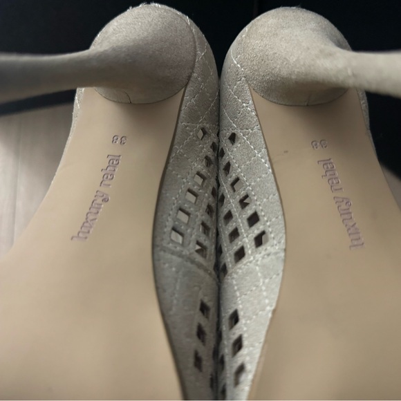 Luxury Rebel Suede Heels - Picture 3 of 5